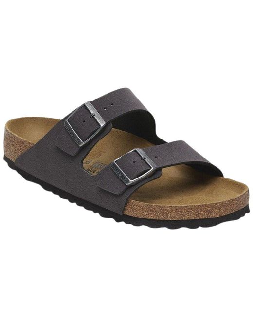 Birkenstock Brown Arizona Birko-Flor Nubuck Sandal