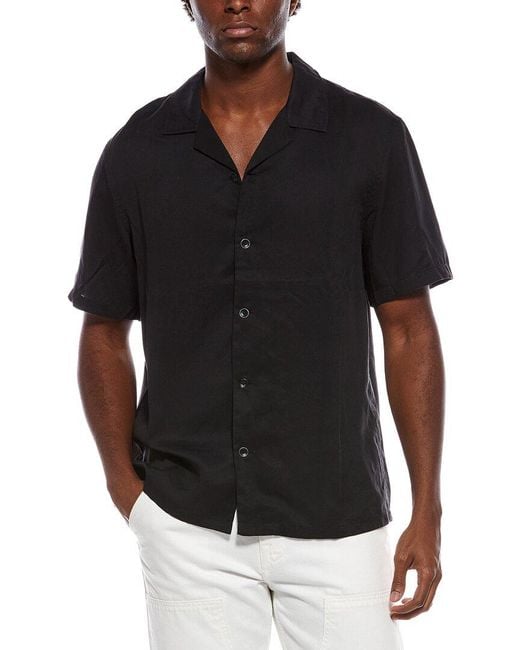 Rag & Bone Black Alan Shirt for men
