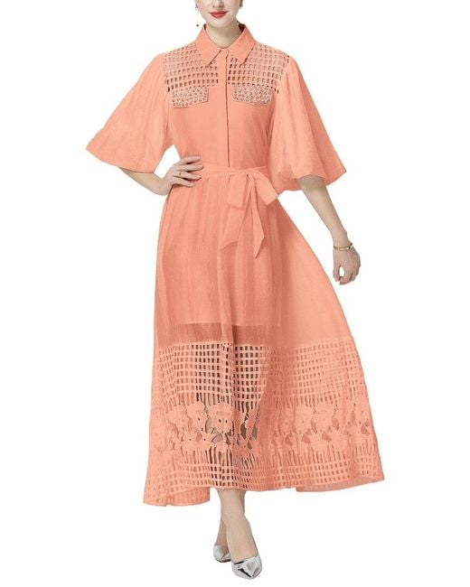 Kaimilan Pink Shirt Dress
