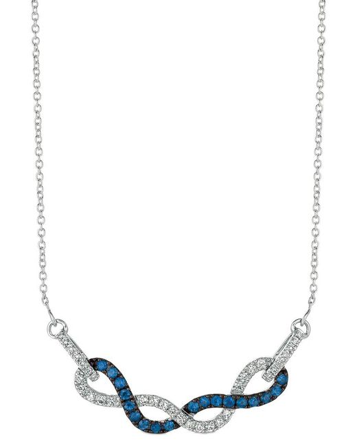 Le Vian Blue Escape 14K 0.64 Ct. Tw. Diamond & Sapphire Necklace