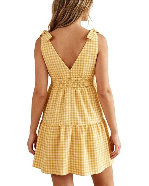 Esea Yellow Mini Dress