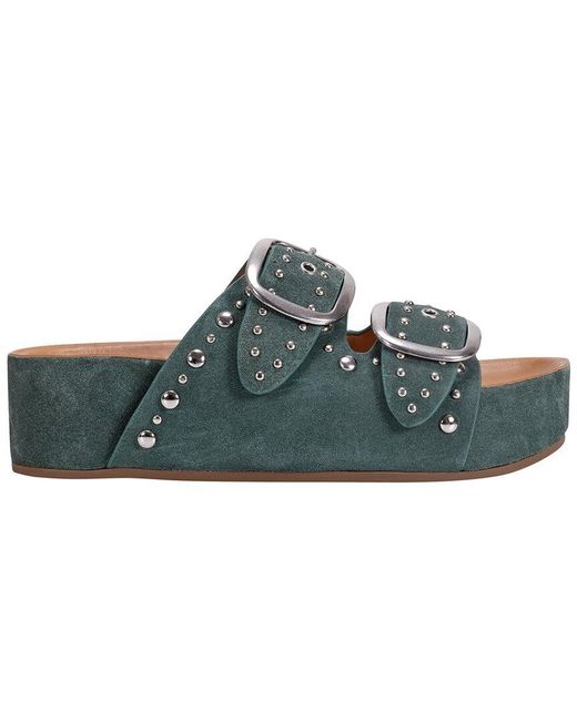 Marc Fisher Pink Sayge Suede Sandal
