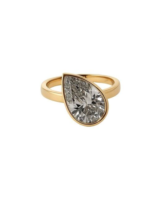 Prince Diamond & Jewelry White 14K 3.08 Ct. Tw. Lab-Grown Diamond Solitaire Ring