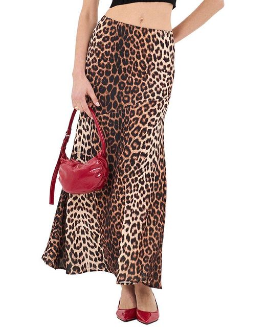 Extro & Vert Red Sandi Midi Skirt