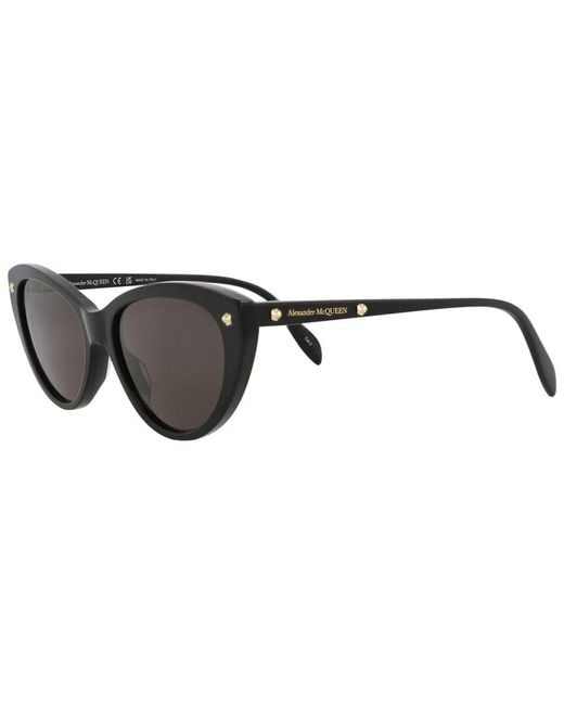 McQueen Brown Am0189S 55Mm Sunglasses