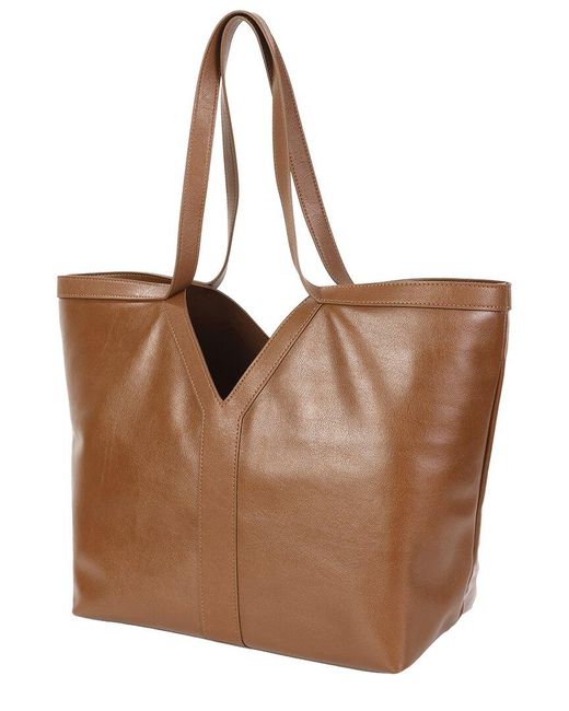Tiffany & Fred Paris Brown Leather Tote