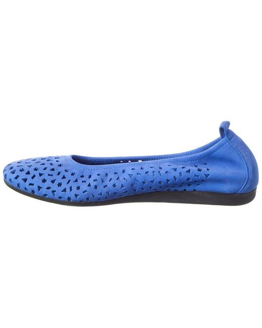 Arche Blue Lilly Leather Flat