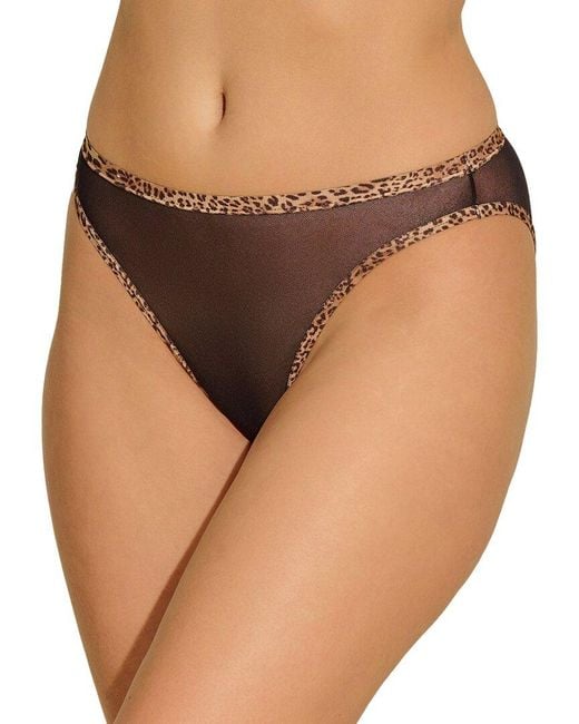 Cosabella Brown Soire Confidence Leopard High Waist Bikini