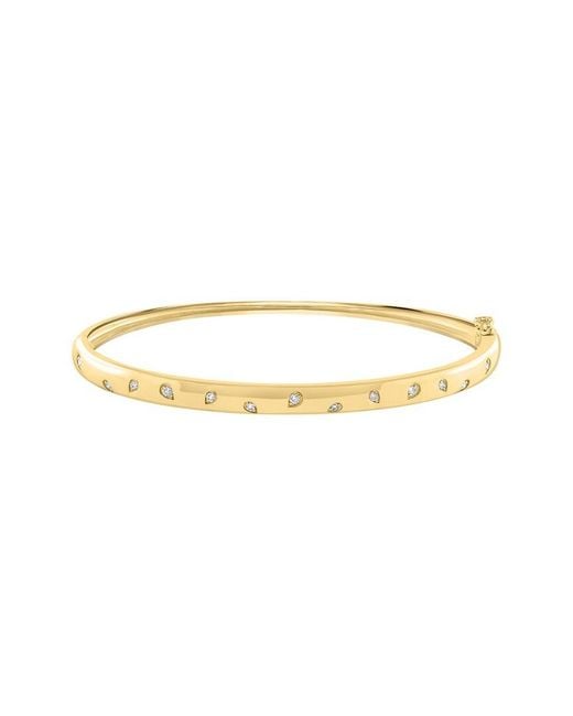 Effy Fine Jewelry Metallic 14K 0.15 Ct. Tw. Diamond Bracelet