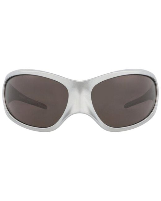 Balenciaga Gray 80Mm Sunglasses