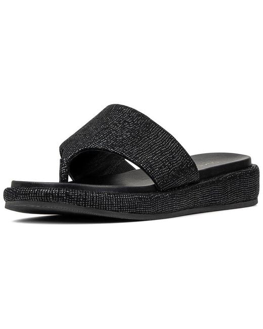 Donald J Pliner Black Aneeta Leather Sandal