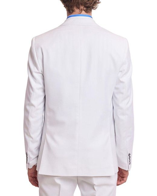 Paisley & Gray Blue Dover Notch Jacket for men