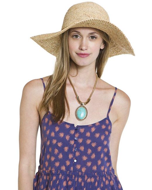San Diego Hat Purple Signature Large Brim Raffia Hat
