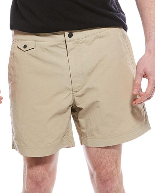 Billy Reid Natural Moore Hybrid Swim Short for men