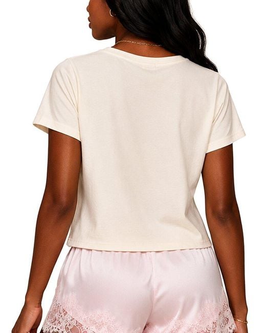 Prince Peter White Oversized Crop Top