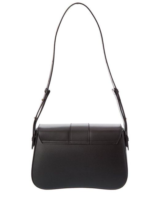 Isabella Rose Black Esme Leather Shoulder Bag