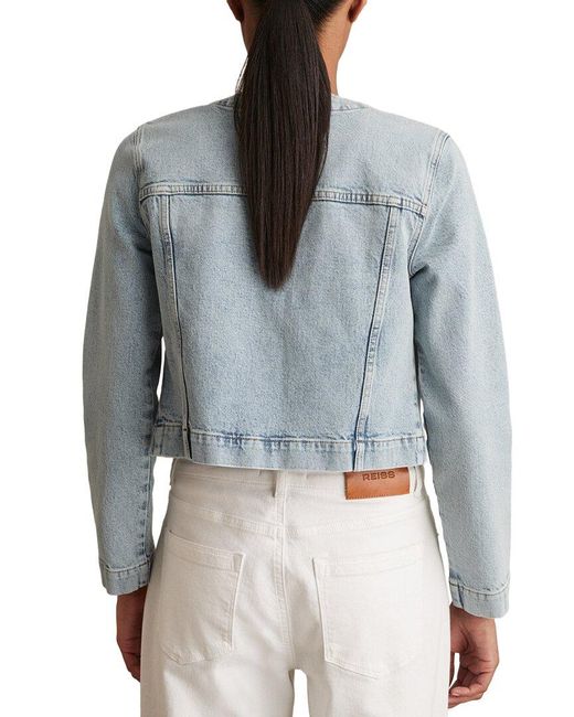 Reiss Blue Medora Denim Jacket