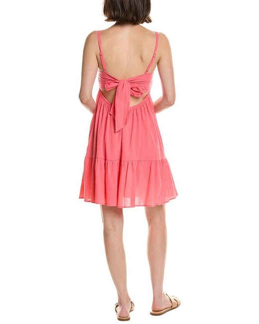 Kate Spade Pink Bow Tie Back Coverup Dress