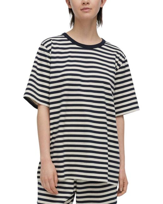 Marimekko Blue Tasaraita Kioski T-Shirt