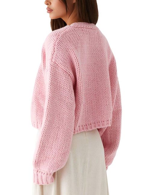 LEON GORI Pink Cardigan
