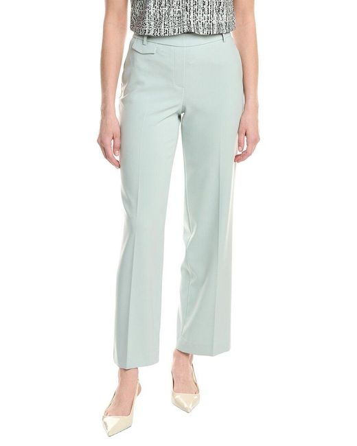 Anne Klein Blue Pull-On Wide Leg Pant