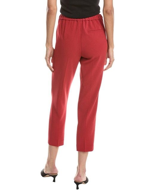 Theory Red Treeca Pant
