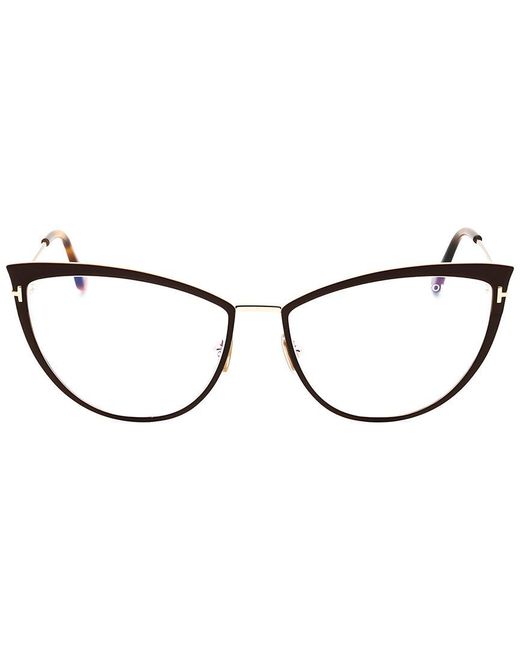 Tom Ford Metallic Ft5877-B 56Mm Optical Frames