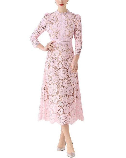 Kaimilan Pink Midi Dress