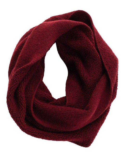 Hermès Red Draped Cashmere Scarf (Authentic Pre-Owned)
