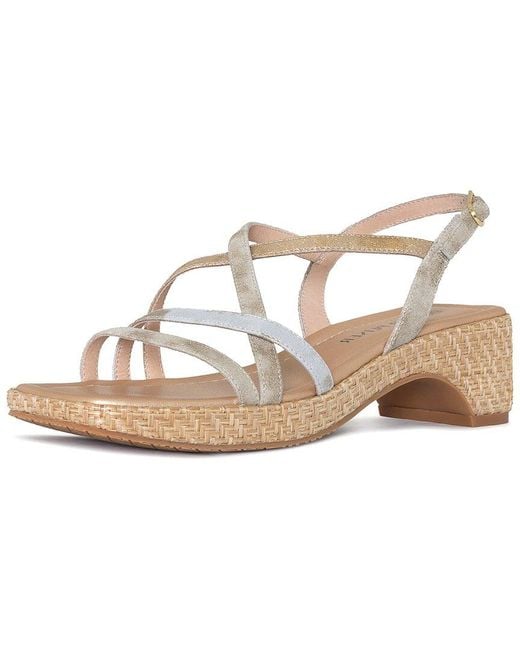 Donald J Pliner White Rosalie Leather Sandal
