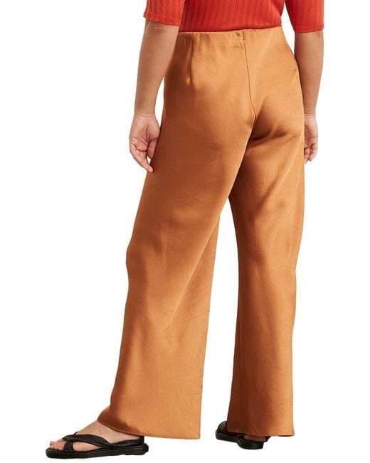 Vince Brown Satin Bias Pant