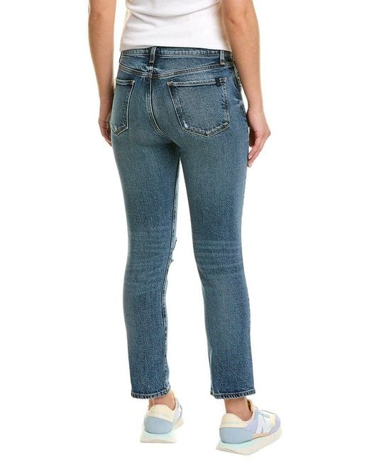 Joe's Jeans Blue The Luna Focus Crop Jean