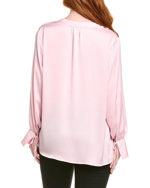 Anne Klein Pink Plus Blouse