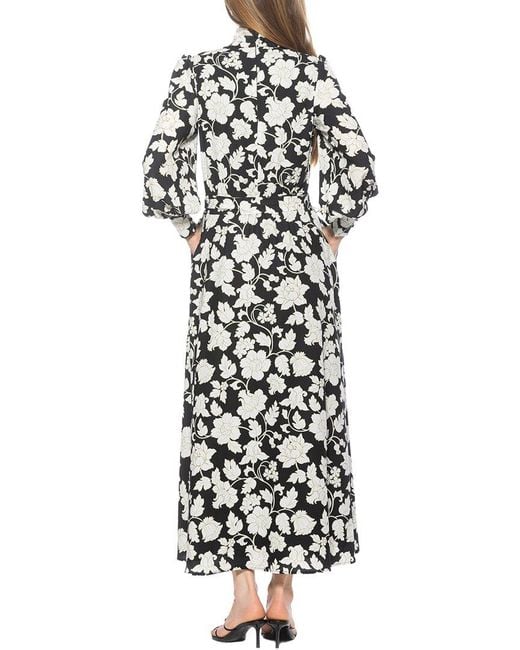 Alexia Admor White Isaliah A-Line Dress