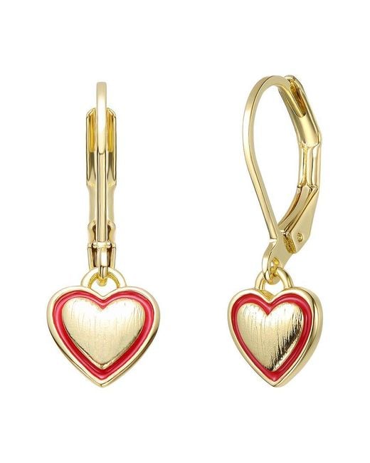 Genevive Jewelry Metallic Rachel Glauber 14K Plated Dangle Earrings