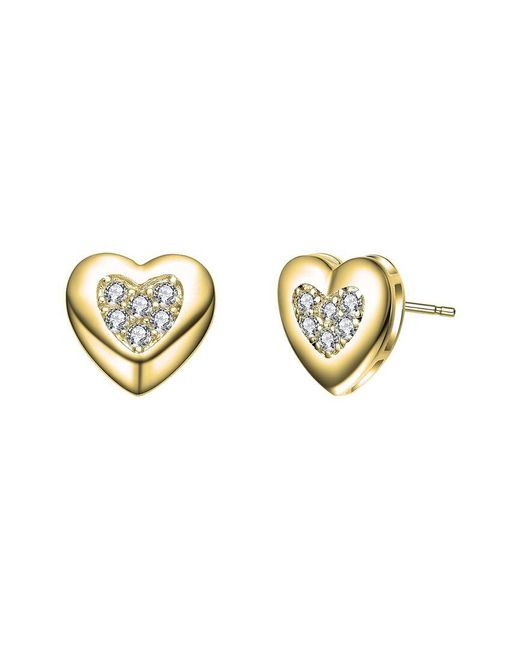 Genevive Jewelry Metallic Stud Earrings