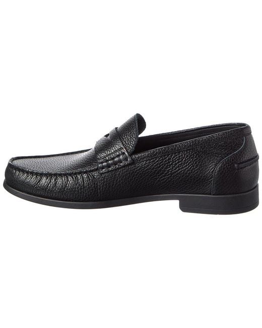 Bally Black Cronus Leather Loafer for men