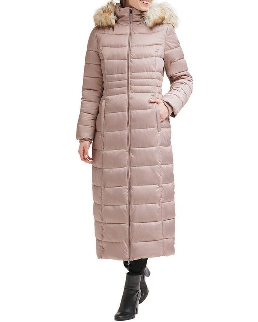 Kenneth Cole Pink Maxi Coat