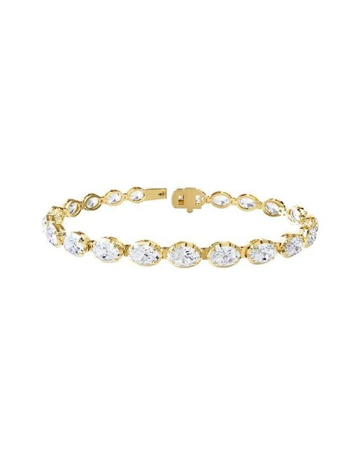 Lab Grown Diamonds White 14K 11.00 Ct. Tw. Lab-Grown Diamond Tennis Bracelet