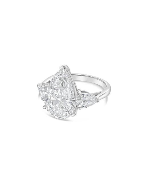 Diana M White Diana M. 14K.50 Ct. Tw. Lab-Grown Diamond Three-Stone Ring
