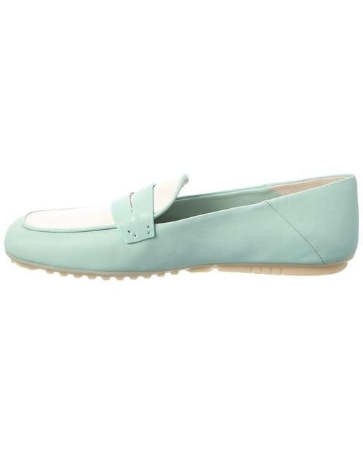 Franco Sarto Green L-Zury Leather Loafer