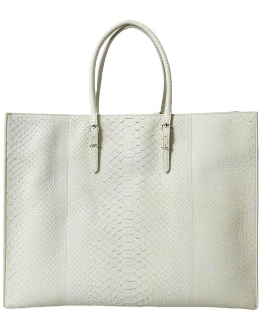 Balenciaga Natural Python Tote