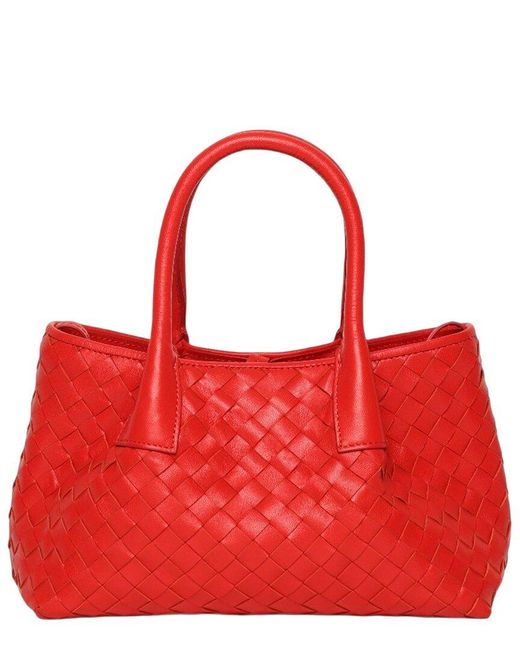 Walter Baker Red Alina Mini Leather Tote