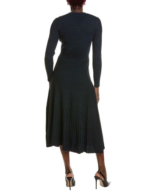 Tahari Black The Sandra Sweater Dress