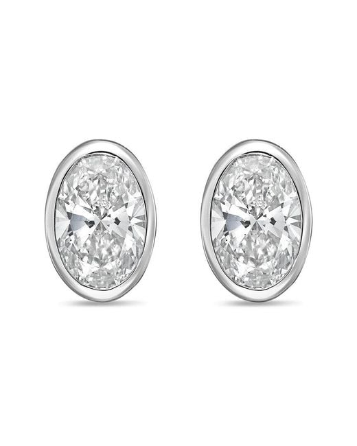 Diana M White Diana M. 14K 1.00 Ct. Tw. Lab-Grown Diamond Stud Earrings