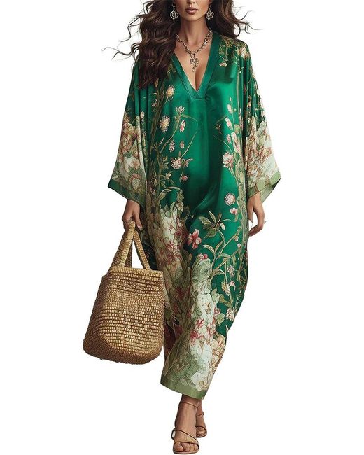 FLORIDA CLOTHING Green Maxi Dress