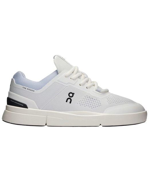On Shoes White The Roger Spin Sneaker