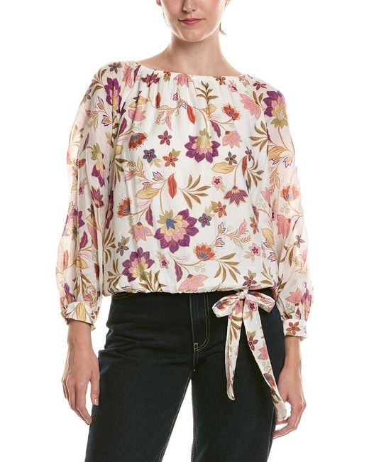 Vince Camuto Red Off-The-Shoulder Blouse