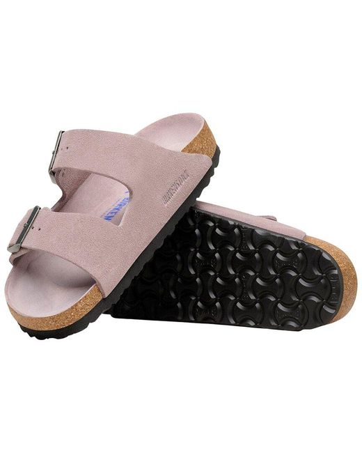 Birkenstock Brown Arizona Soft Footbed Suede Sandal