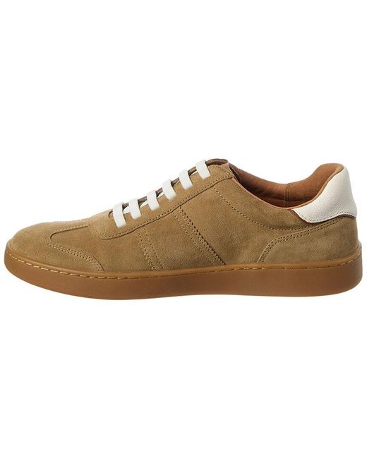 Allen Edmonds Brown Ludlow Suede Sneaker for men